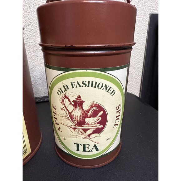 American Vintage / Retro Kitchen Canister Set of 3 Vintage Reproduction - Picture 6 of 6